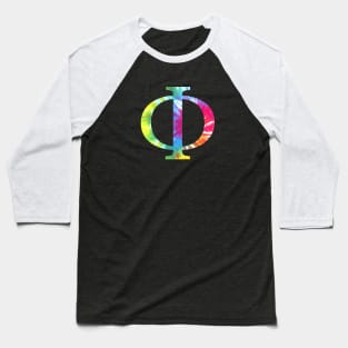 Tie Dye Phi Baseball T-Shirt